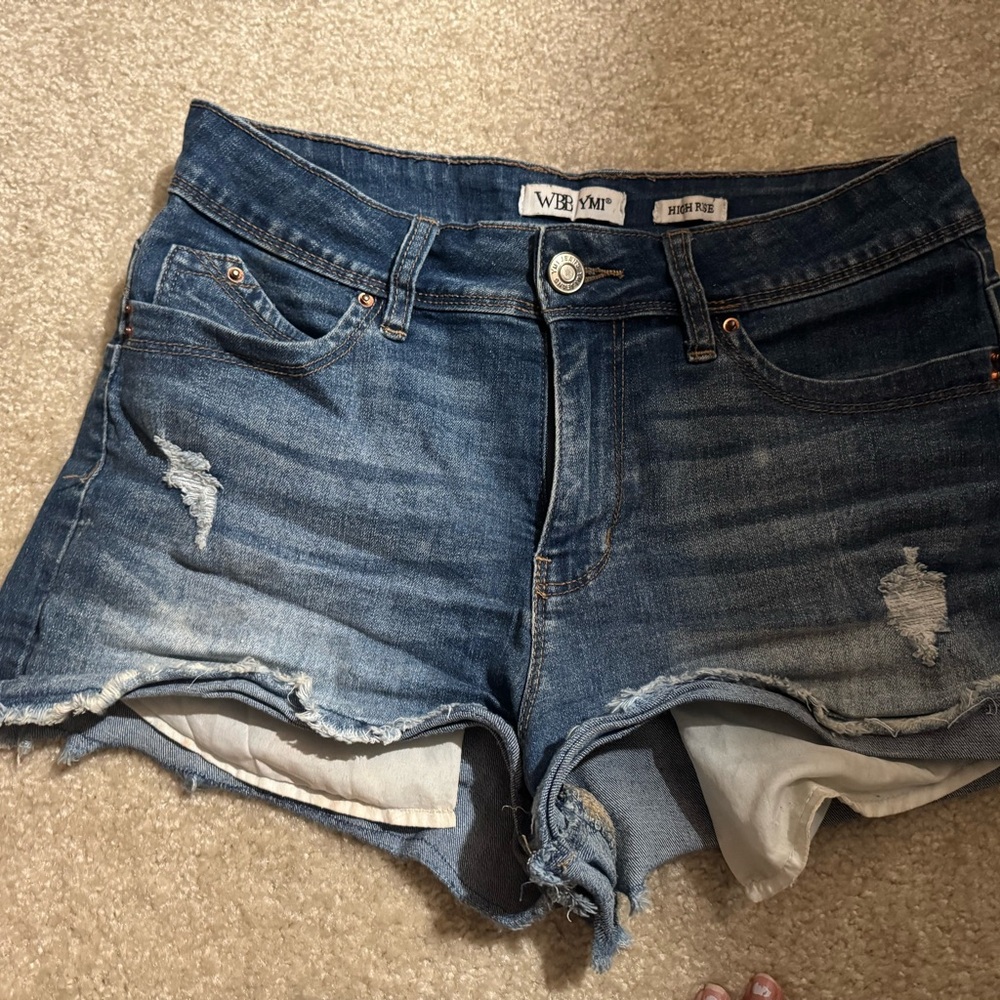 YMI Women's Blue Denim Shorts
